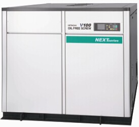日立DSP雙段next系列無(wú)油式螺桿壓縮機(jī)