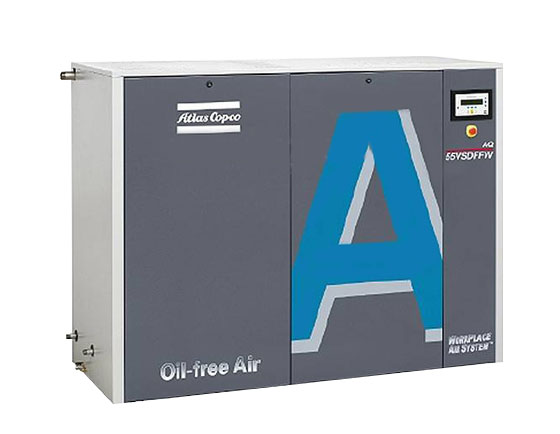 無(wú)油噴水螺桿空壓機(jī)AQ15-55VSD (15-55 kW / 20-75 hp)
